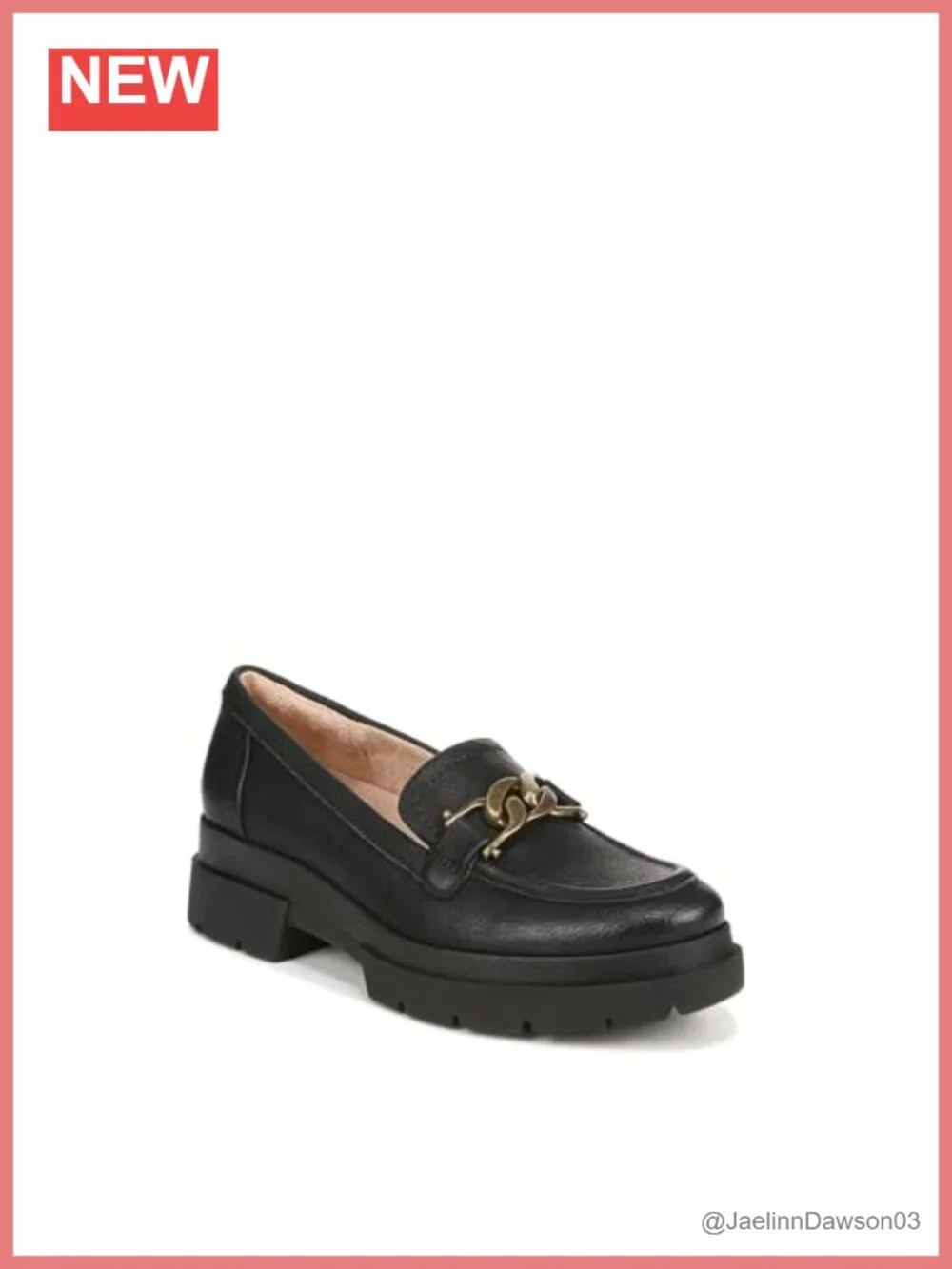 Naturalizer Women's Water Repellent Lug Sole Slip On Loafers